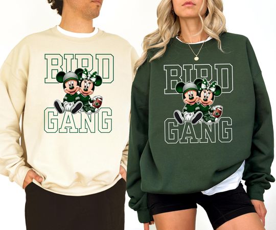 Discover Bird Gang Minnie and Mickey Sweatshirt, Retro Game Day Disney Tee