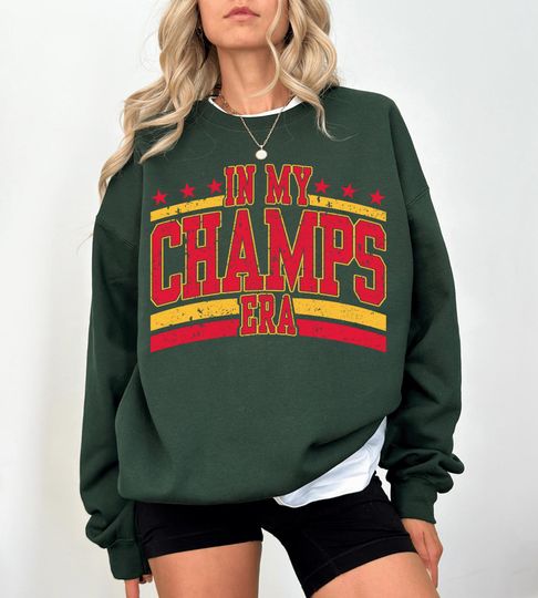 Discover Retro Style Champion Kansas City Football Sweatshirt, Kansas City Football Sweatshirt