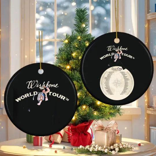 Conan Gray Wishbone World Tour 2025-2026 Ornament - 2 Side