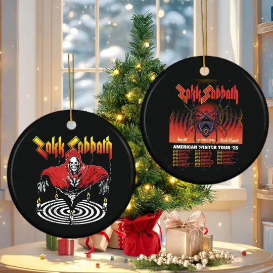 Zakk Sabbath American Winter Tour 2025 Ornament - 2 Side