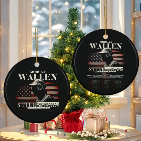 Discover Wallen Western Still The Problem Tour 2026 Ornament - 2 Side