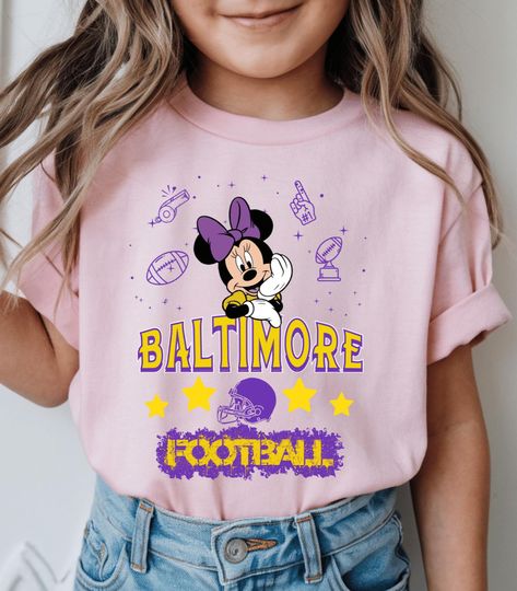 Discover Kids Minnie Baltimore Football Sweatshirt