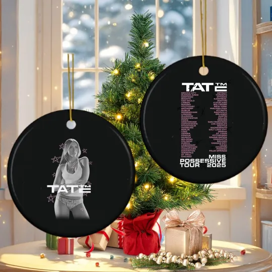 Discover Tate McRae 2025 Ornament - 2 Side
