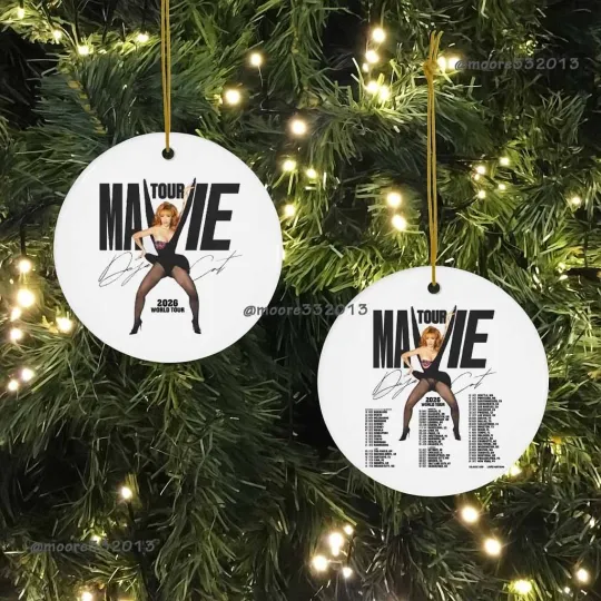 Discover Doja Cat Ma Vie World Tour 2026 Ornament – Holiday Concert Fan Keepsake