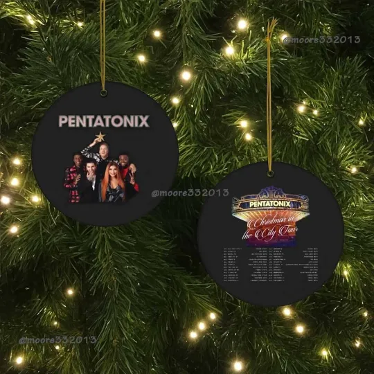 Discover Pentatonix Christmas In The City 2025 Tour Ornament, Holiday Music Fan Keepsake
