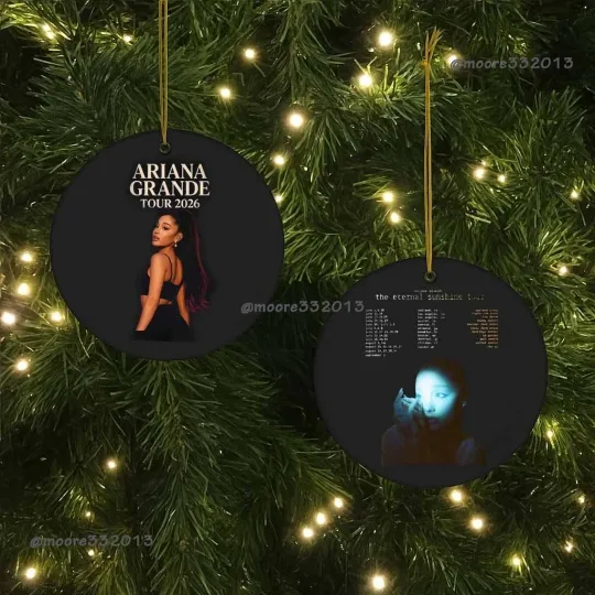 Ariana The Eternal Sunshine Tour 2026 Ornament, Music Fan Gift