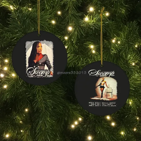 Doechii Live From The Swamp Tour 2025 Ornament Music Concert Keepsake