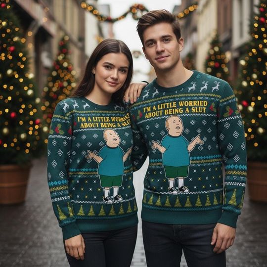 Discover Cartoon Character Ugly Christmas Sweater, Funny Sweater, Xmas Holiday Gift For Men Women