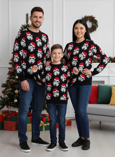 Discover Star Wars Ugly Christmas Sweater, Stormtrooper Sweater, Geeky Xmas Gift for Family, Holiday Gift