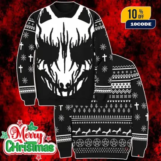 Discover Babymetal Holiday Merchandise Ugly Christmas Sweater Fox God Edition