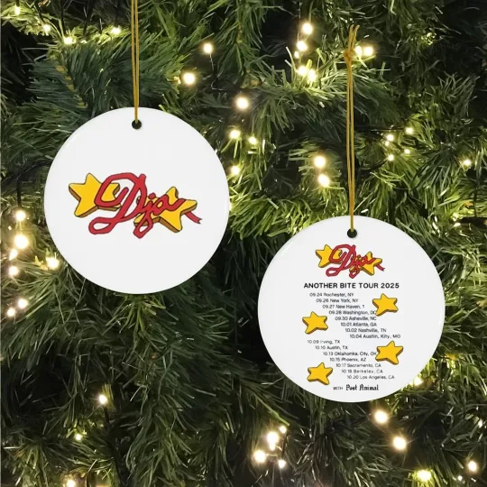 Discover Another Bite Tour 2025 Djo Ornament Concert Keepsake Holiday Gift