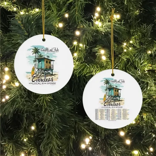 Discover Everclear Sparkle and Fade 30th Anniversary Tour 2025 Ornament Keepsake