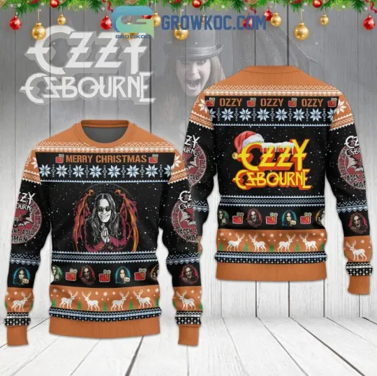 Ozy Osbourne Merry Christmas Ugly Sweater