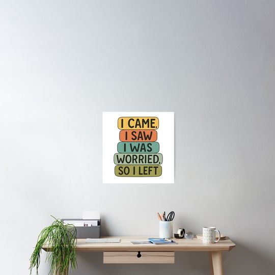 Discover Introvert Exit Strategy Quote Poster