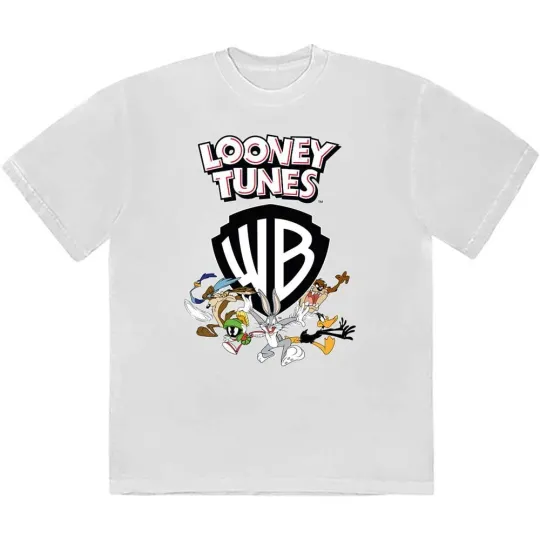 Discover Looney Tunes Unisex T-Shirt Warner Bros Shield