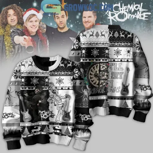 My Chemical Romance Well Carry On Christmas Ugly Sweater