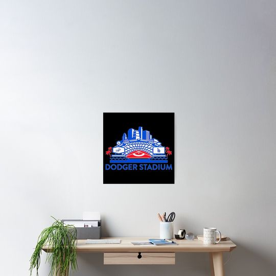 Discover Dodger Stadium Poster
