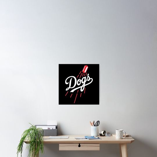 Discover Dodger Dogs - Blue Poster