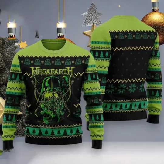 Megadeth Rock Music 2025 Ugly Christmas Sweater All Size ACB29