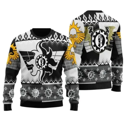 Discover 2025 Christmas Warhammer Iron Hands Iconic Ugly Christmas Sweater
