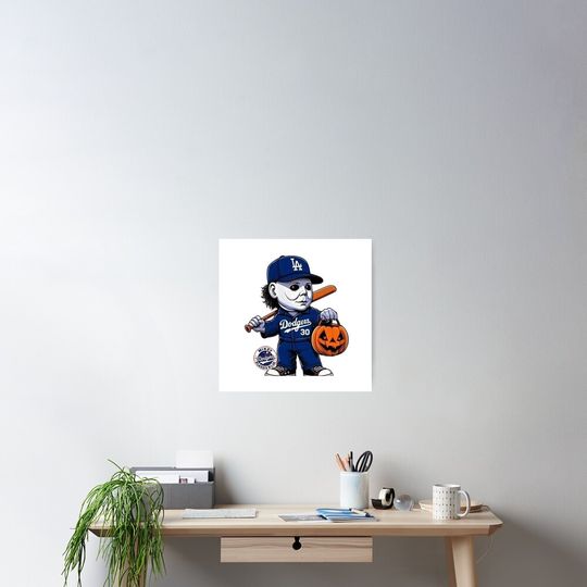 Ghostface Dodgers Poster