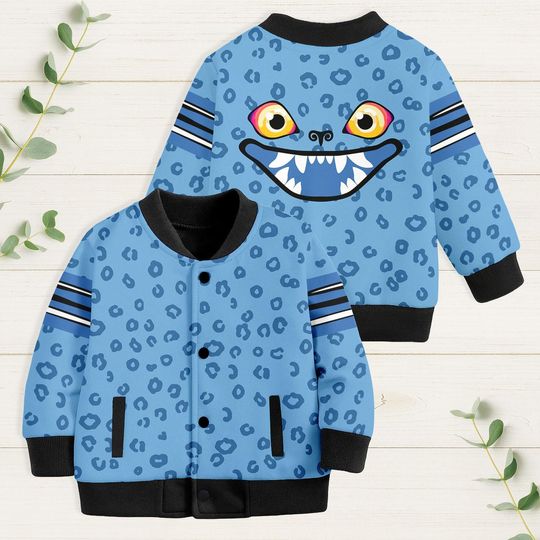 Discover Blue Tiger Varsity Baseball Jacket, Demon Hunter Baseball Jacket, Kid Baseball Jacket, Demon Hunter Shirt, Kpop Fan Apparel