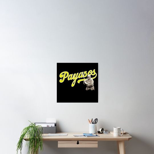 Discover Payasos SD Padres colors Poster