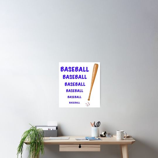 Discover Baseball Baseball Baseball Poster