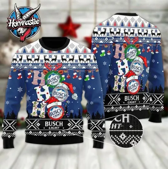 Discover Buusch Light Hohoho Ugly Christmas Sweater Amazing Gift Funny Ugly Sweater