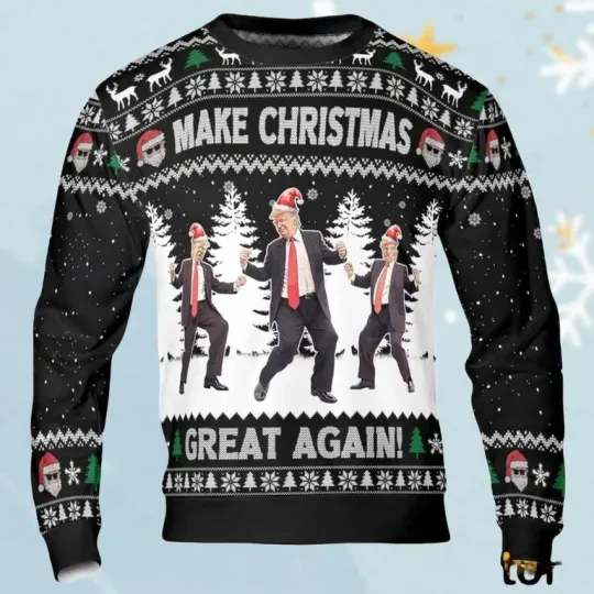 Discover Trump Make Christmas Great Again Sweater, Funny Santa Holiday Gift