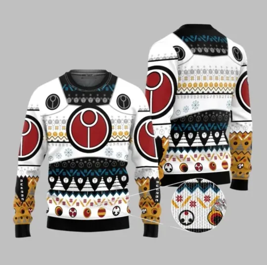 Discover 2025 Christmas Warhammer Tau Tidings Iconic Ugly Sweater