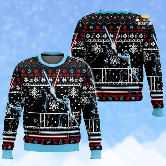 Star Wars Ugly Sweater, Star Wars Xmas Sweater Holiday, Darth Vader Sweater