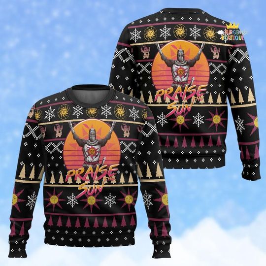 Discover Praise Sun Ugly Christmas Sweater, Funny Holiday Sweatshirt, Praise Sun Meme Shirt