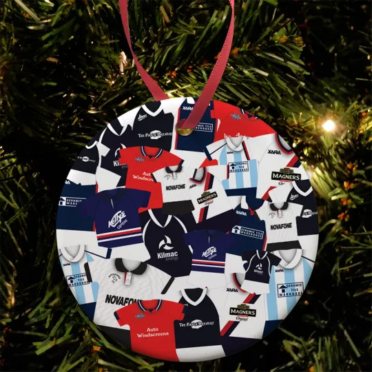 Discover Dundee Retro Kit Mash Christmas Tree Bauble Decoration Ceramic