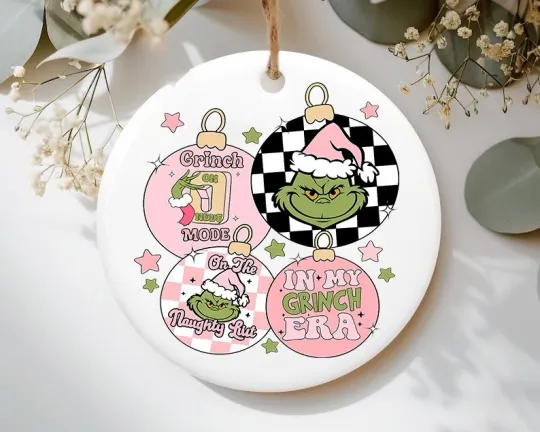 Discover funny character Christmas Ornaments Ceramic Ornament