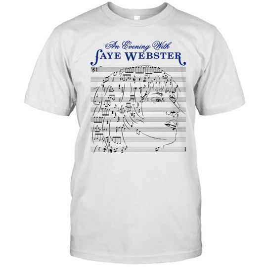 Faye Webster Atlanta Symphony Hall October 28 2025 Tour T-Shirt, Indie Pop Concert Merch