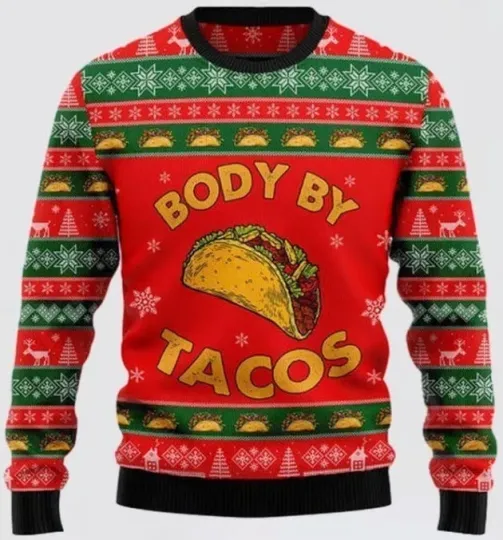 Discover Body By Taco Ugly Christmas Sweater