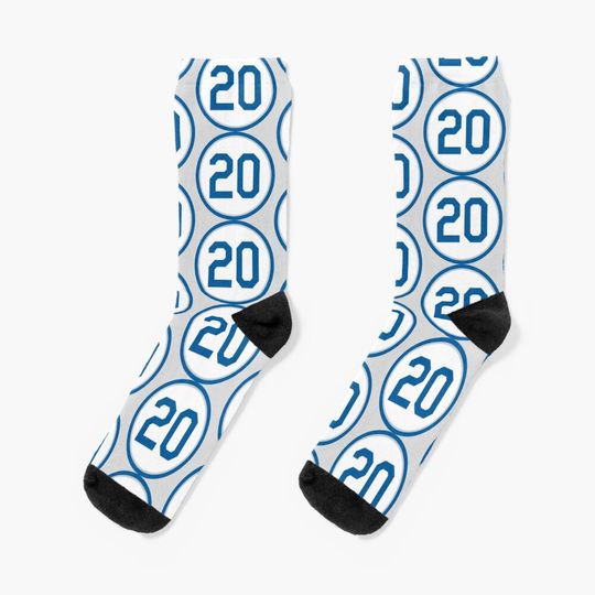 Discover Don Sutton #20 Jersey Number Socks