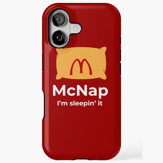 Discover McNap Parody t-Shirt | Funny Fast Food Sleep Shirt iPhone Case