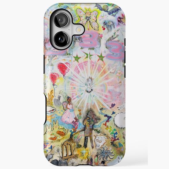 Discover Bladee - 333 Drain Gang Album Cover iPhone Case