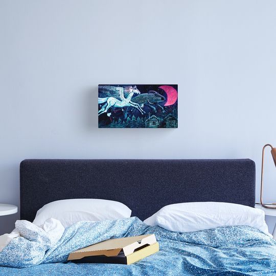 Kiki's Delivery Service (Ursula's Painting)  Canvas Print