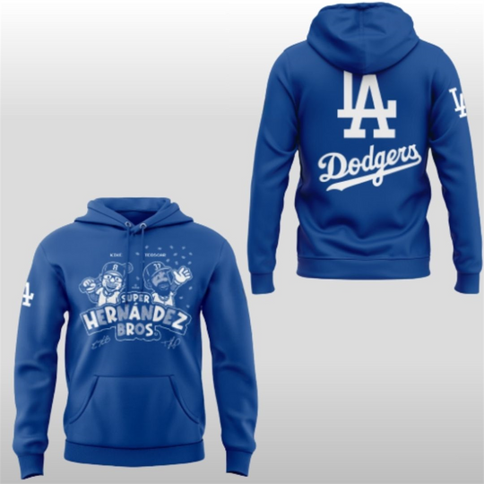 2025 LA Dodgers Super Hernandez Bros Hoodie