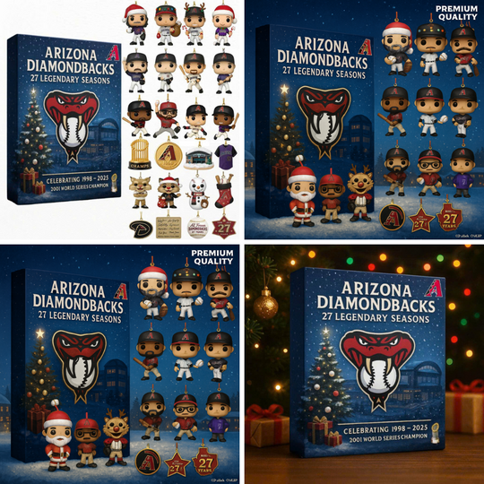 Arizonna Diamondbacks Advent Calendar 2025 27TH ANNIVERSARY Christmas Gift