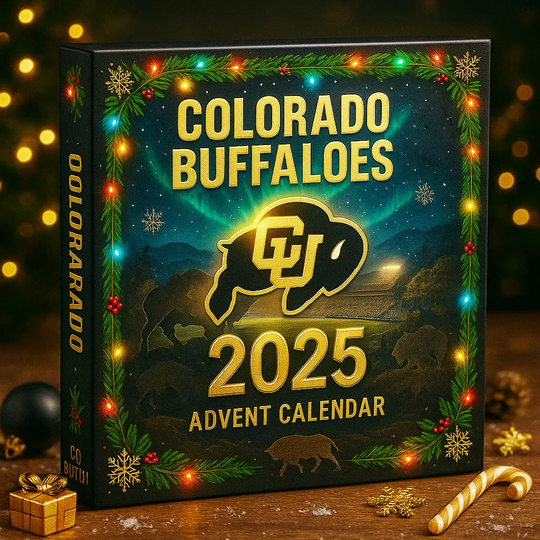 Discover Colorado Buffaloes Football Acrylic Advent Calendar 2025