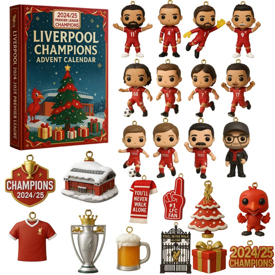 Liverpool 2025 Acrylic Advent Calendar Blind Box, 2D Acrylic