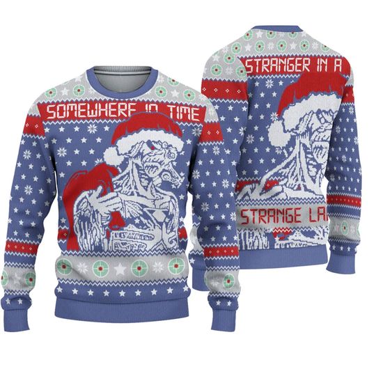 Iron Maiden "Holiday Sweater 2024" Christmas by Iron Maiden Ugly Sweater