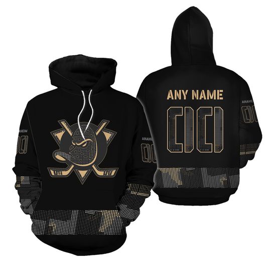 Anaheim Ducks Personalized Military Appreciation Hoodie