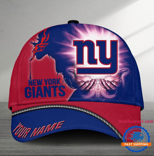 New York Giants Football Team American God Cap