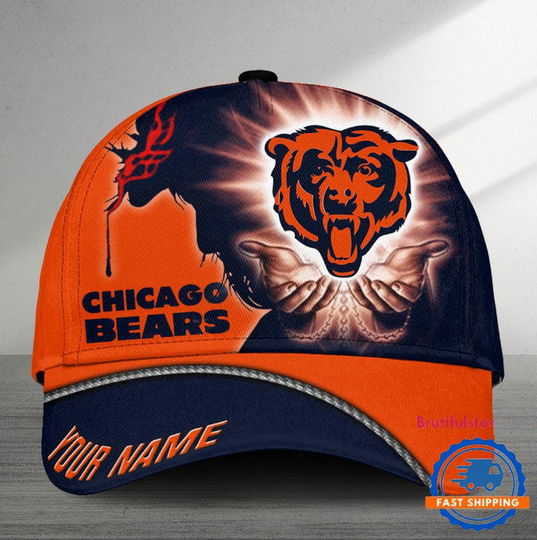 Chicago Bears Football Team American God Cap