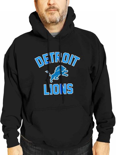 Discover Team Fan Apparel football Adult Gameday Hooded Sweatshirt - Poly Fleece Cotton Blend - Stay Warm and Represent Your Team in Style